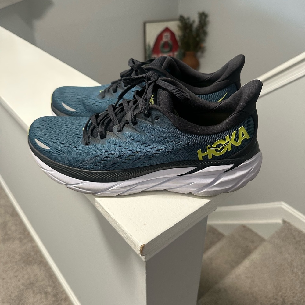 Hoka Men's Athletic Shoes in Blue and Black